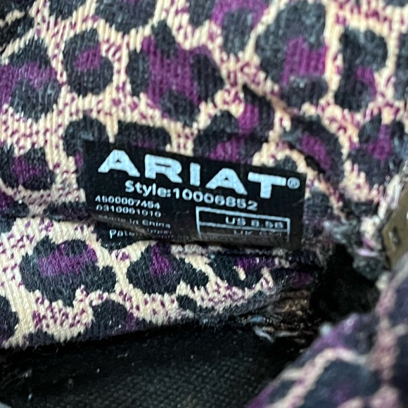 Womens Ariat Boots ropers square toe size 8.5 - Picture 7 of 7